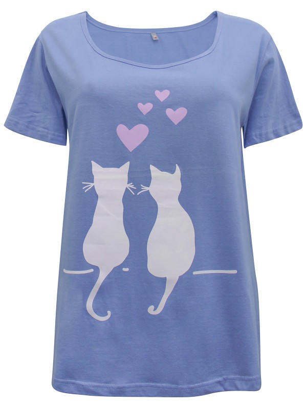 Pure Cotton Cat T-Shirt