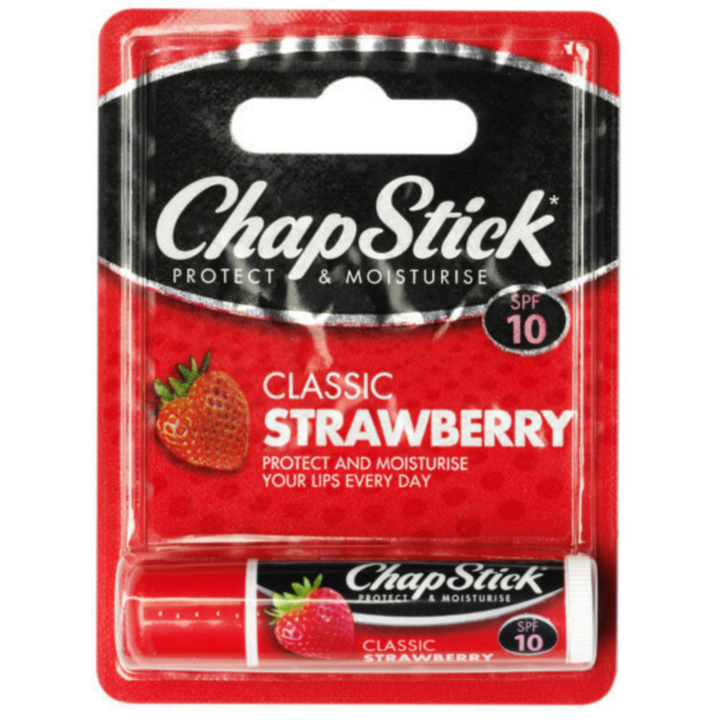 Chapstick SPF 10 Protect and Moisturise Classic Strawberry Lip Balm