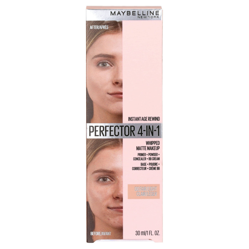 Maybelline Instant Anti Age Perfector 4-in-1 Whipped Matte Makeup - 00 FAIR/LIGHT