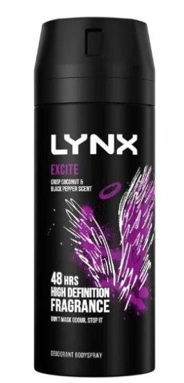 LYNX DEO AEROSOL EXCITE - 150ML