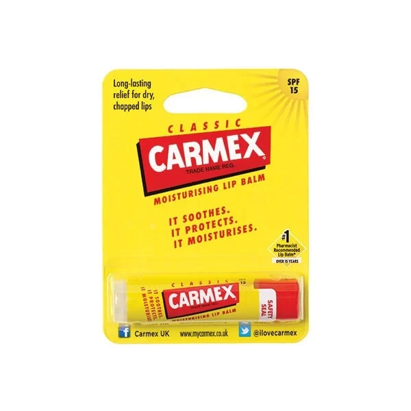 Carmex Classic Moisturising Lip Balm SPF 15 4.25g