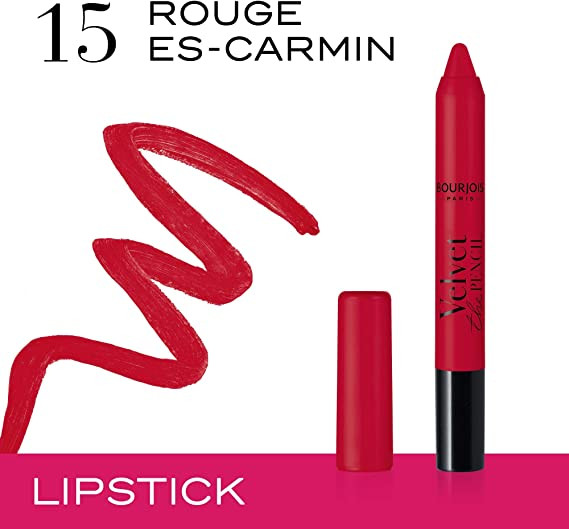 Bourjois Velvet The Pencil - 15 ROUGE ES-CARMIN
