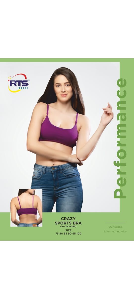 CRAZY SPORTS BRA(10 COLOURS)