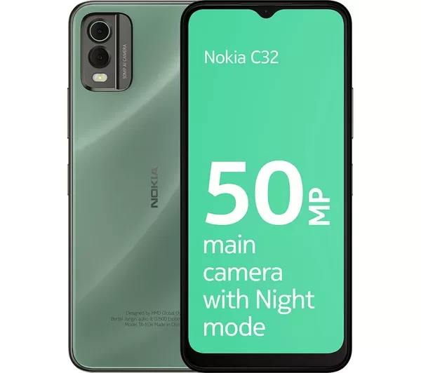 NOKIA C32 - 64 GB, Green
