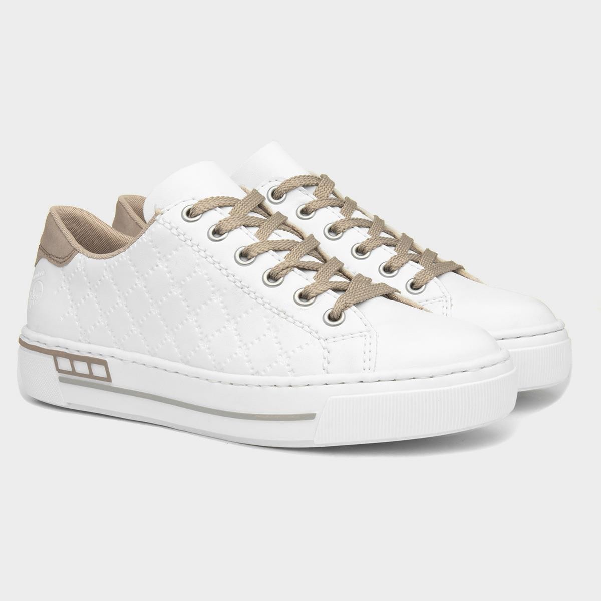 Womens White Casual Shoe