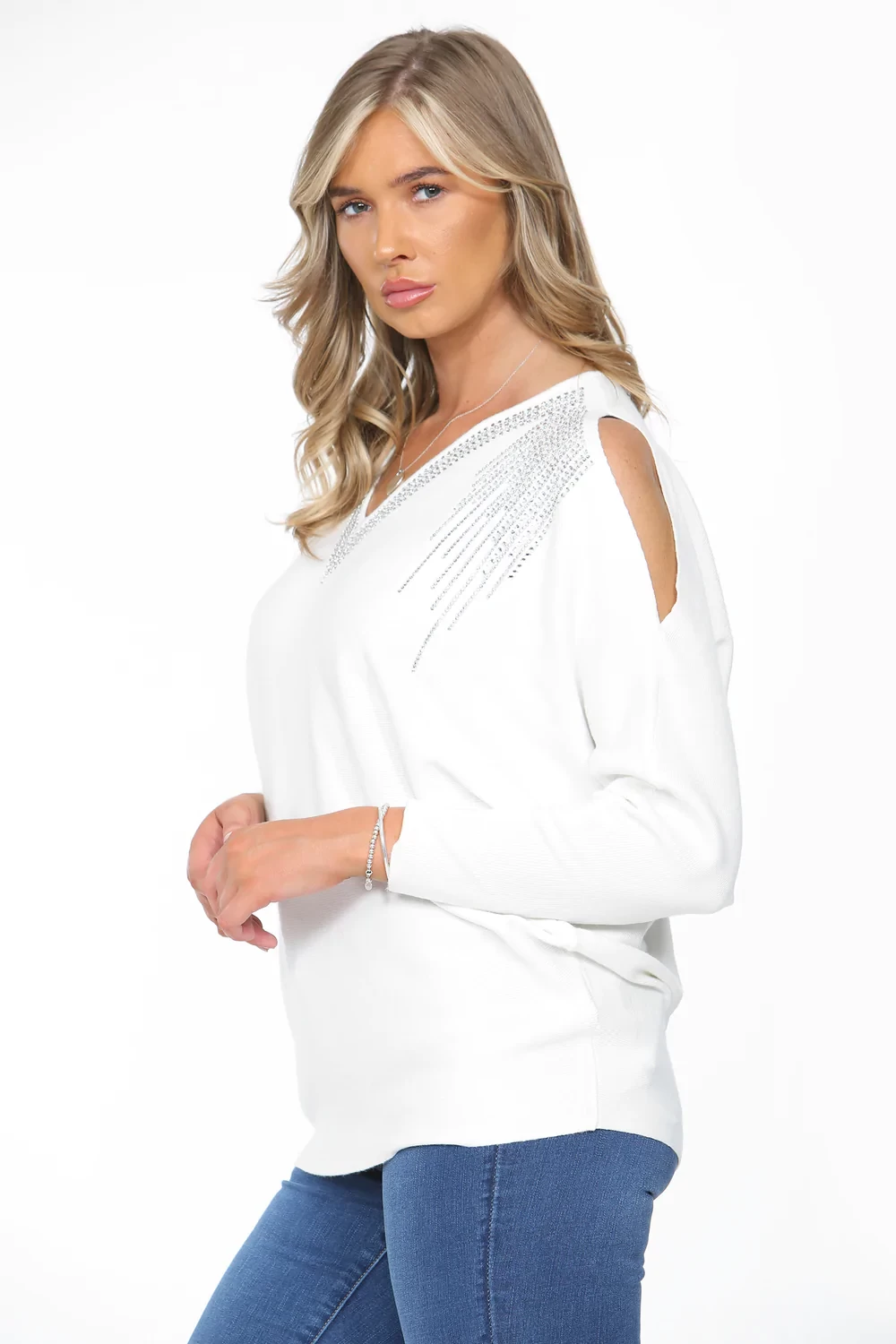 CUT OUT SHOULDER JUMPER