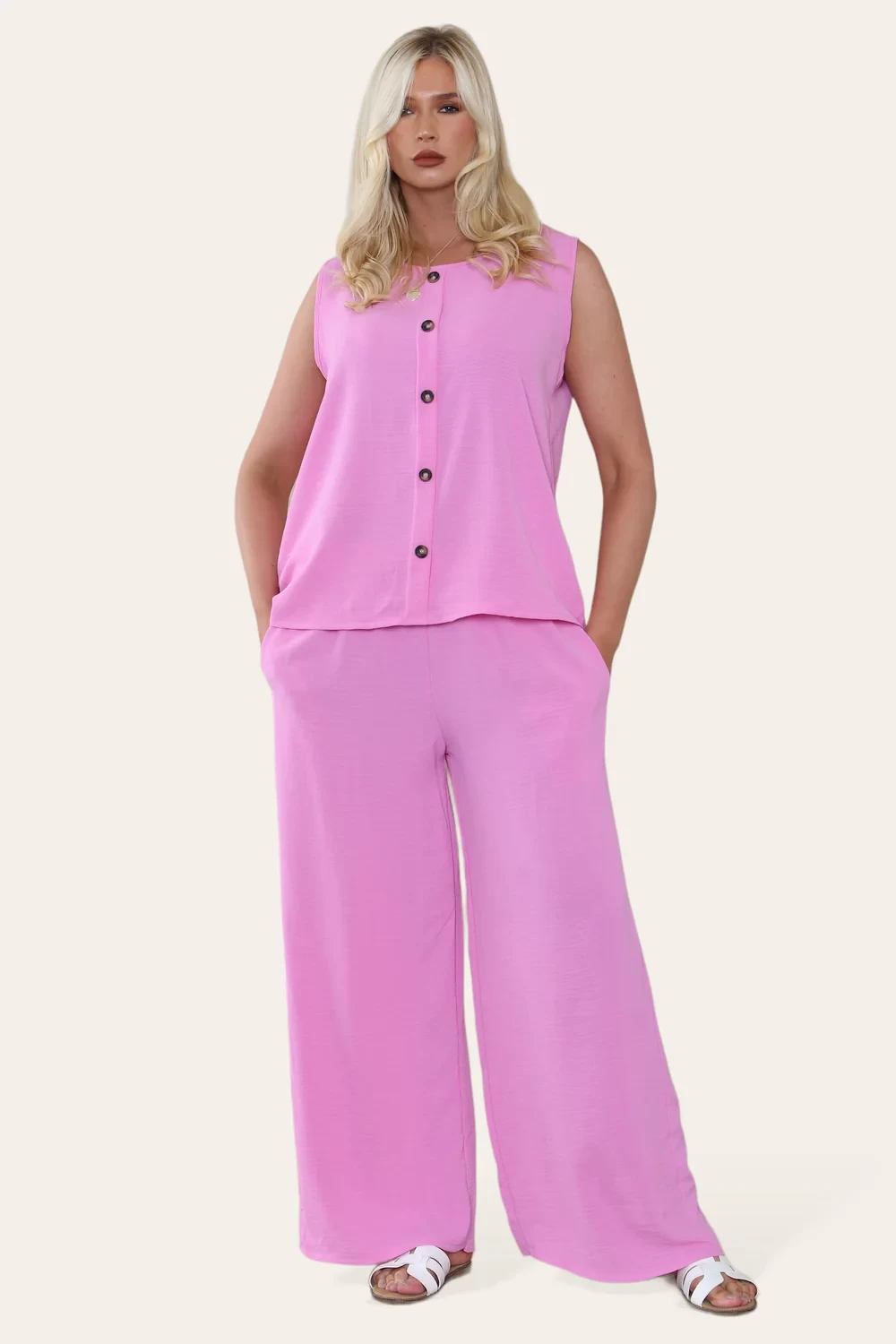 BUTTON DETAIL LOUNGEWEAR