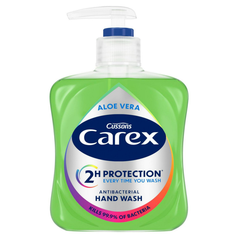 Carex Antibacterial Hand Wash Aloe Vera 2Hr Protection 250ml
