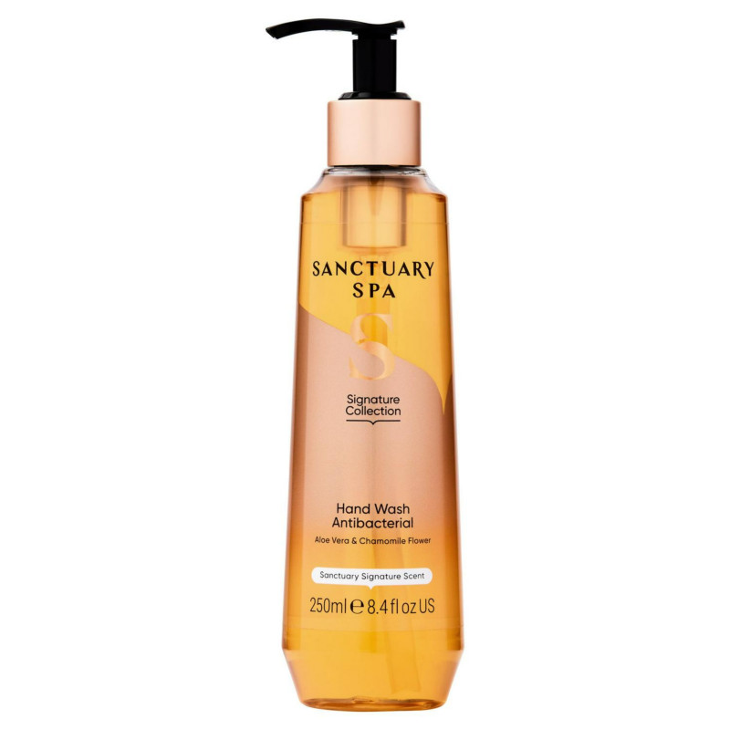 Sanctuary Spa Hand Wash Antibacterial Aloe Vera & Chamomile Flower 250ml