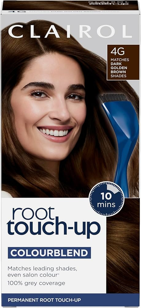 Clairol Nice'n Easy Root Touch-Up Hair Dye Dark Golden Brown 4G