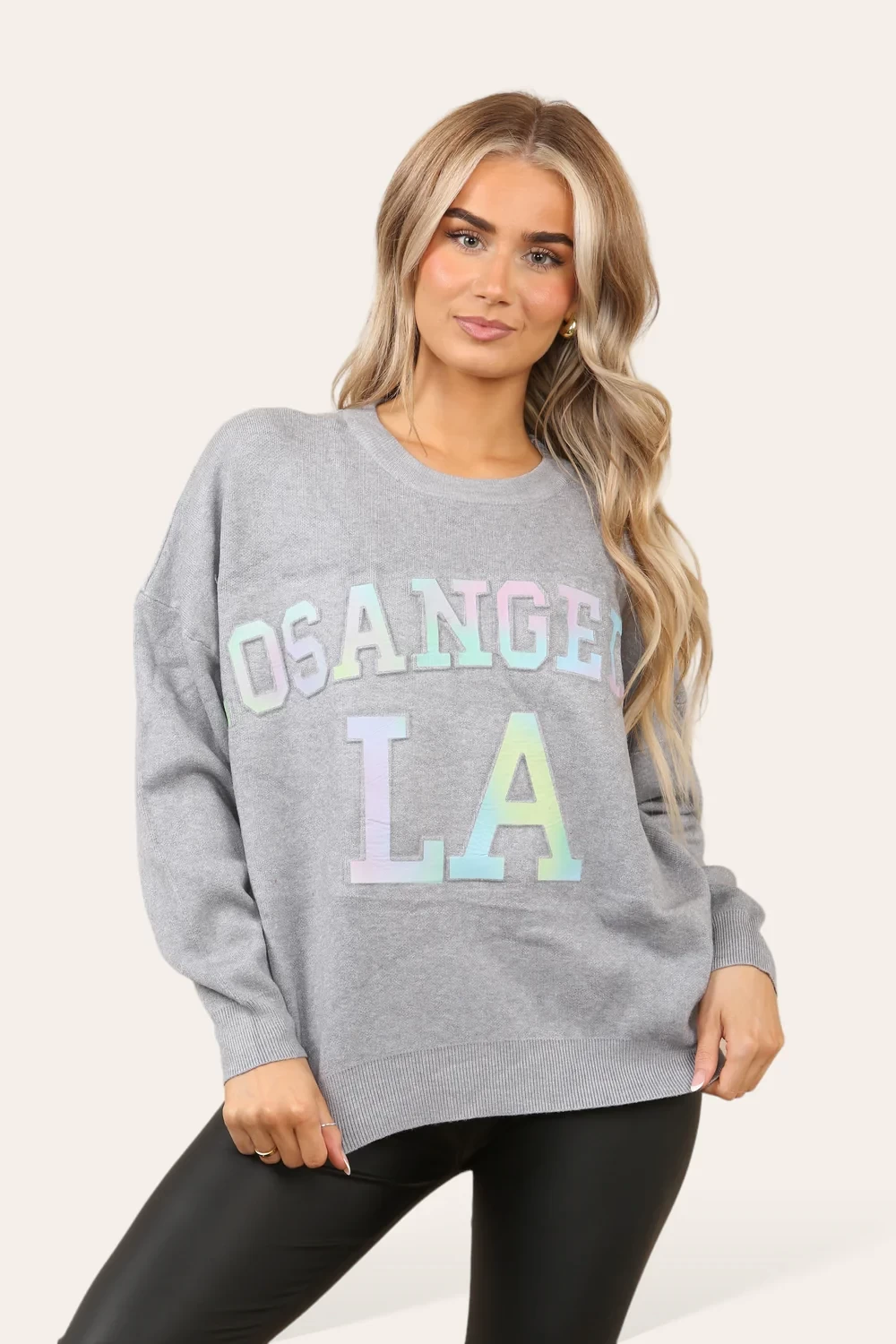 3D LA SLOGAN JUMPER