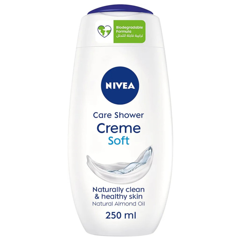 Nivea Creme Soft Shower Cream with Natural Almond Oil 250ml