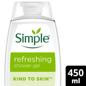 Simple Refreshing Shower Gel Body Wash 450ml