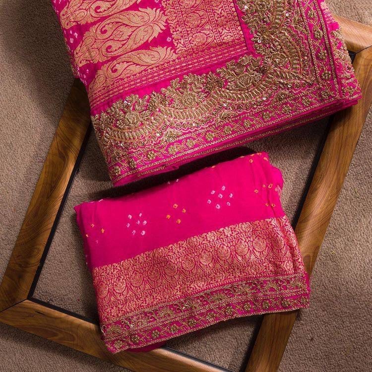 WE ARE LAUNCHING NEW SUPERHIT TRENDING BANDHNI PRINT SAREE