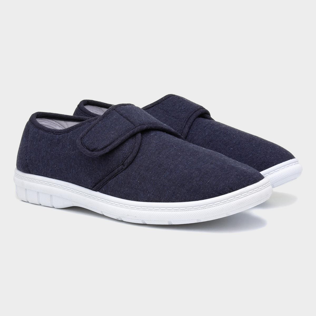 Hobos Mens Canvas Shoe in Blue