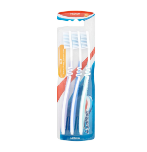 AQUAFRESH TOOTHBRUSH 3PK - MEDIUM