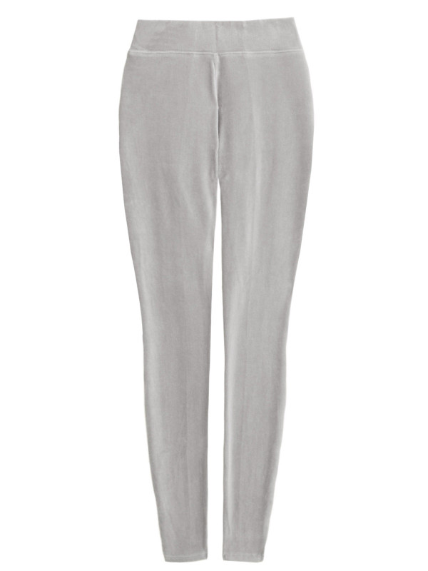 LIGHT-GREY Cord High Waisted Leggings