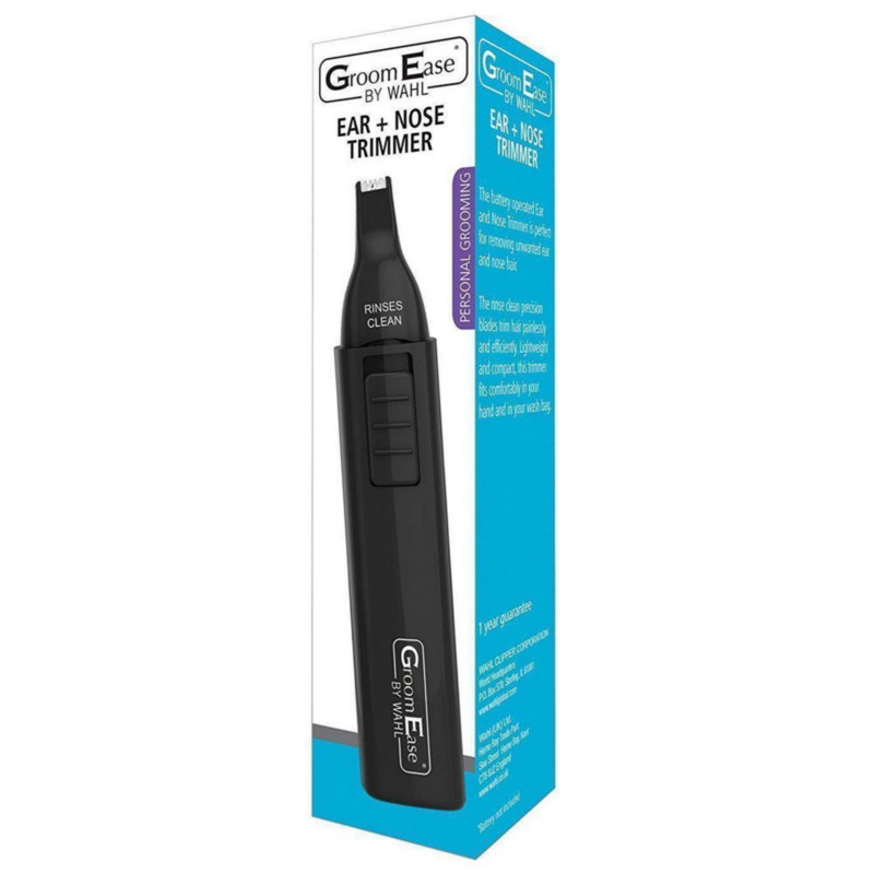 Wahl Groom Ease Ear + Nose Trimmer Black For Men