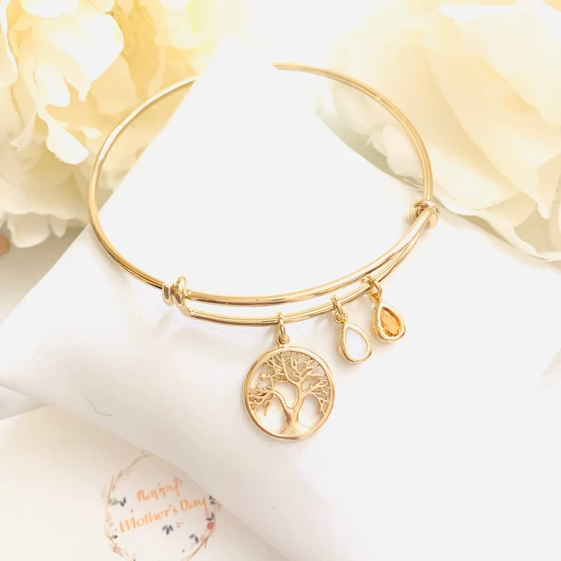 Mom Birthstone Bracelet