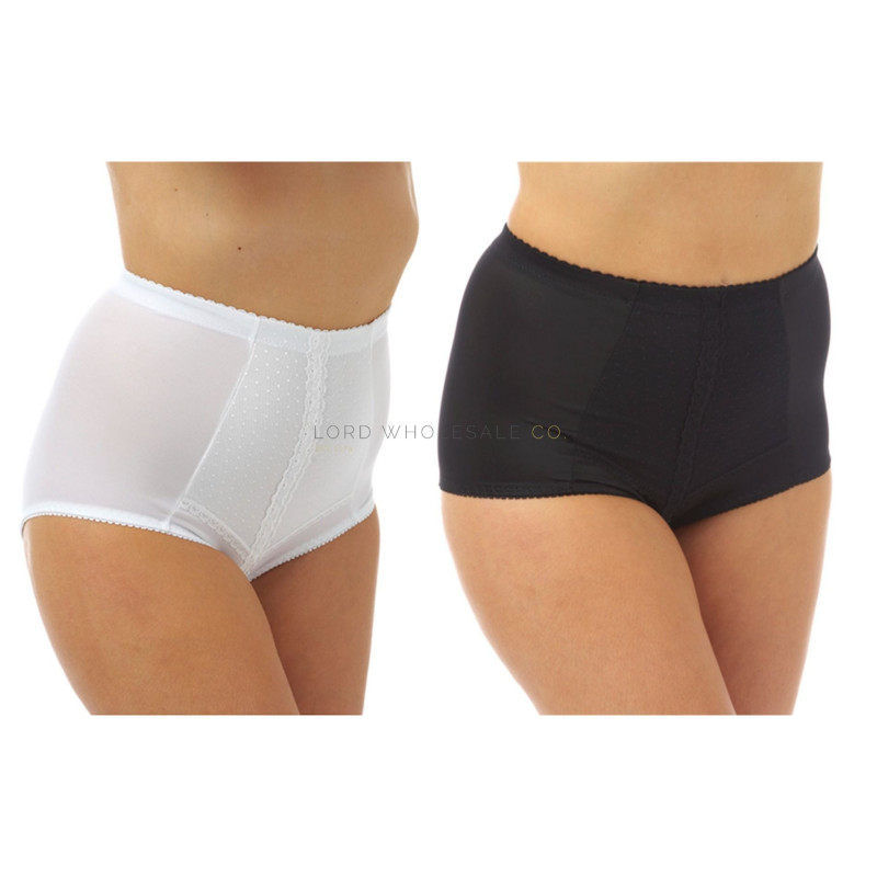 Ladies Medium Control Lace Panel Girdle
