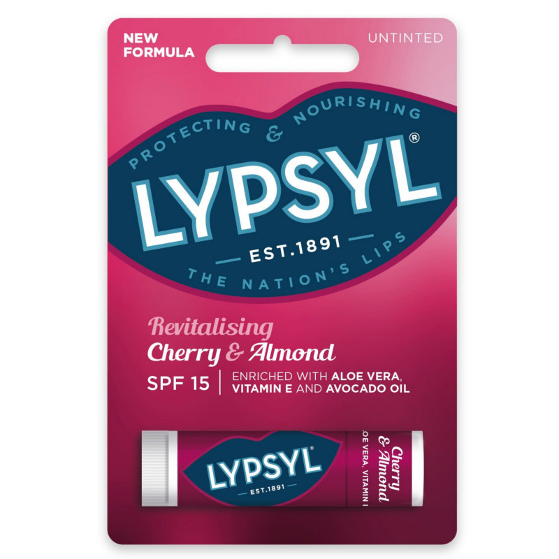 Lypsyl SPF 15 Revitalising Cherry and Almond Nourishing Lip Balm