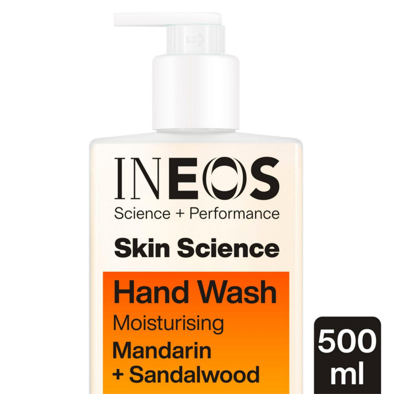 Ineos Skin Science Mandarin + Sandalwood Hand Wash Soap 500ml