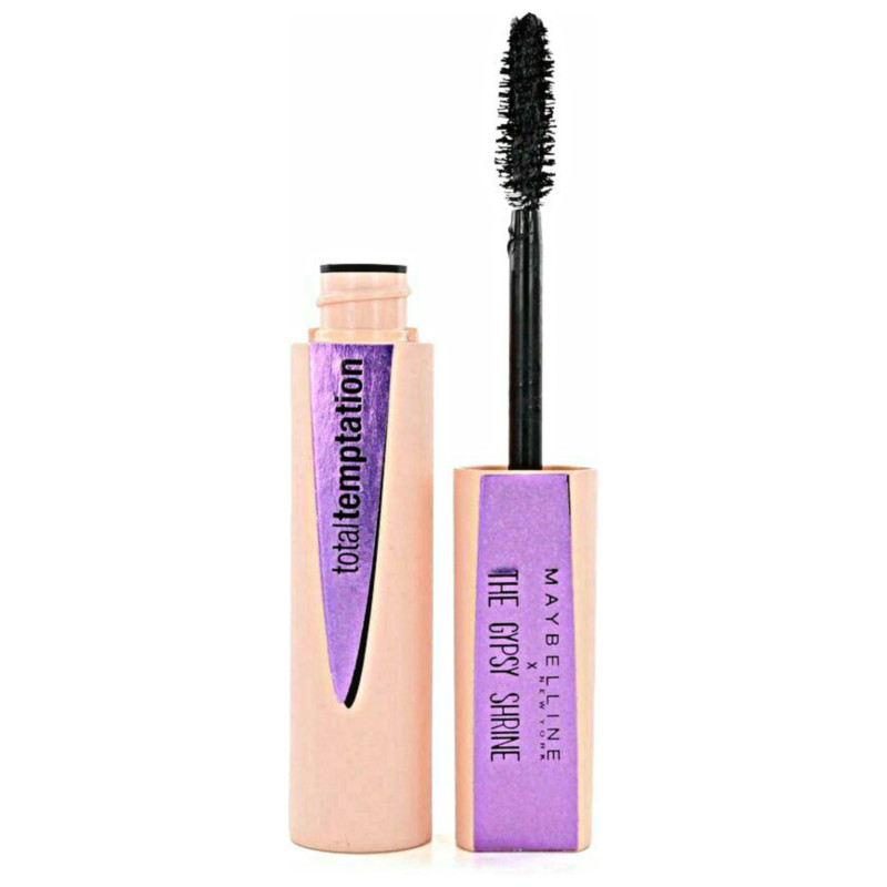 Maybelline X The Gypsy Shrine Total Temptation Waterproof Black Mascara - PURPLE CASE
