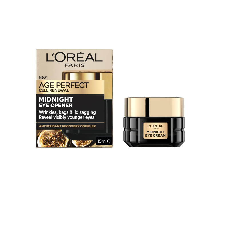 L'Oréal Paris Age Perfect Cell Renew Midnight Eye Cream Antioxidant Recovery Complex 15ml