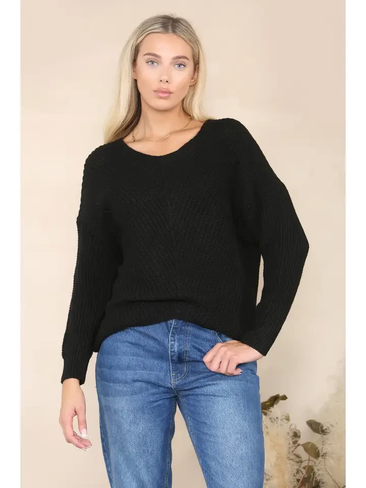 Basic Cable Knit Jumper