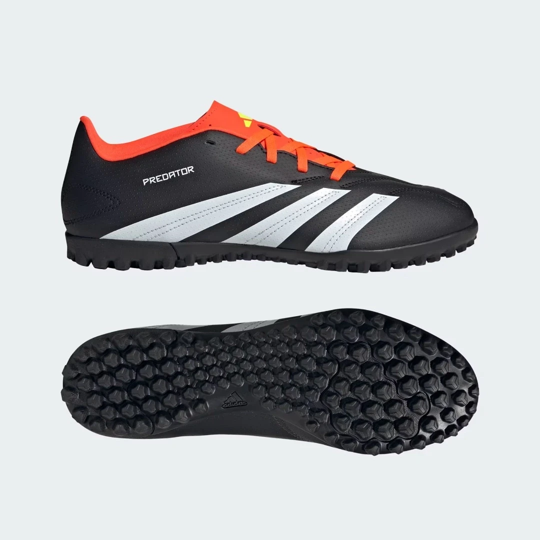 Adult’s Adidas ‘Predator Club TF’ Football Boots Black and Orange