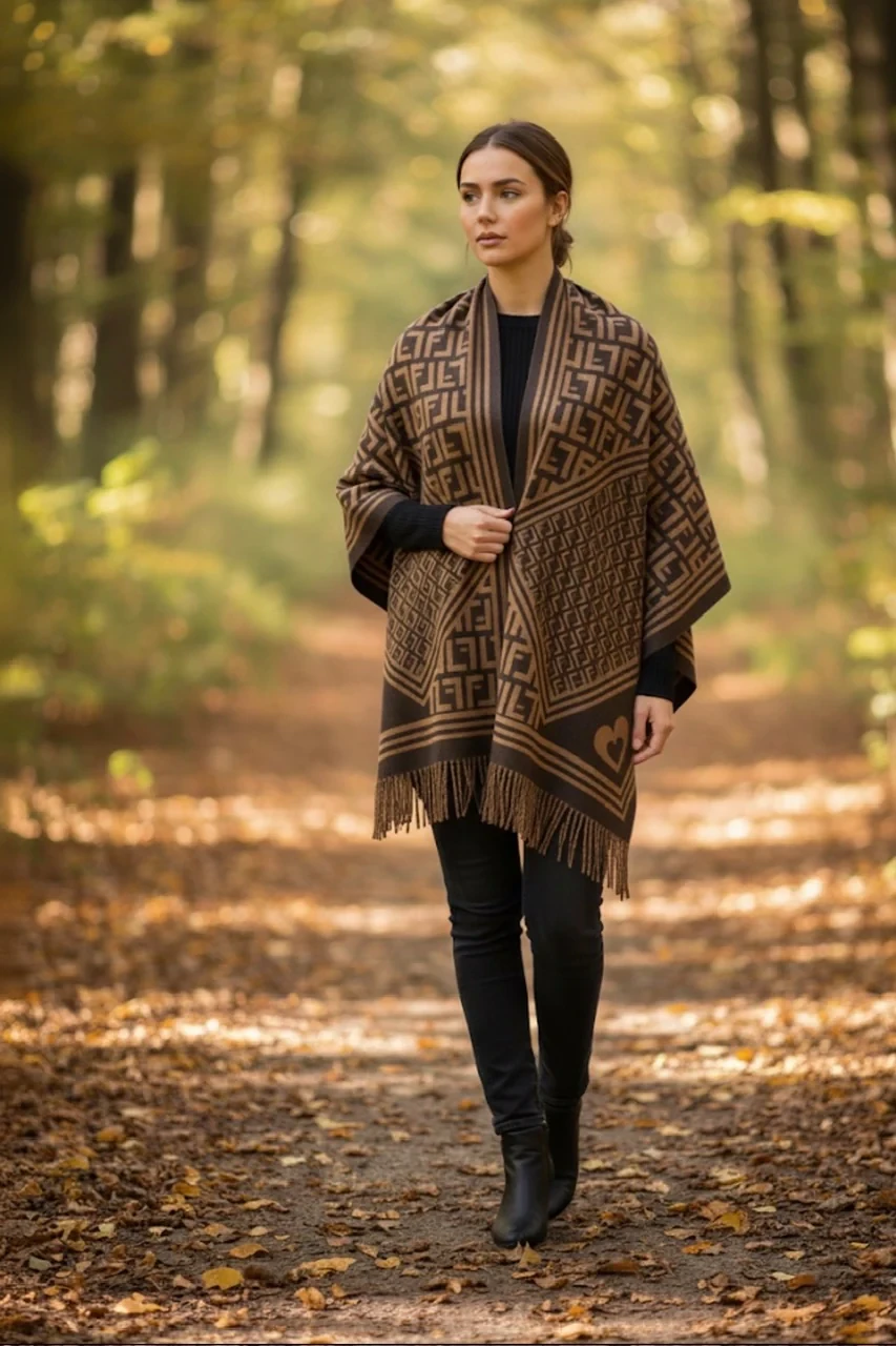 MONOGRAM PRINT SCRAF