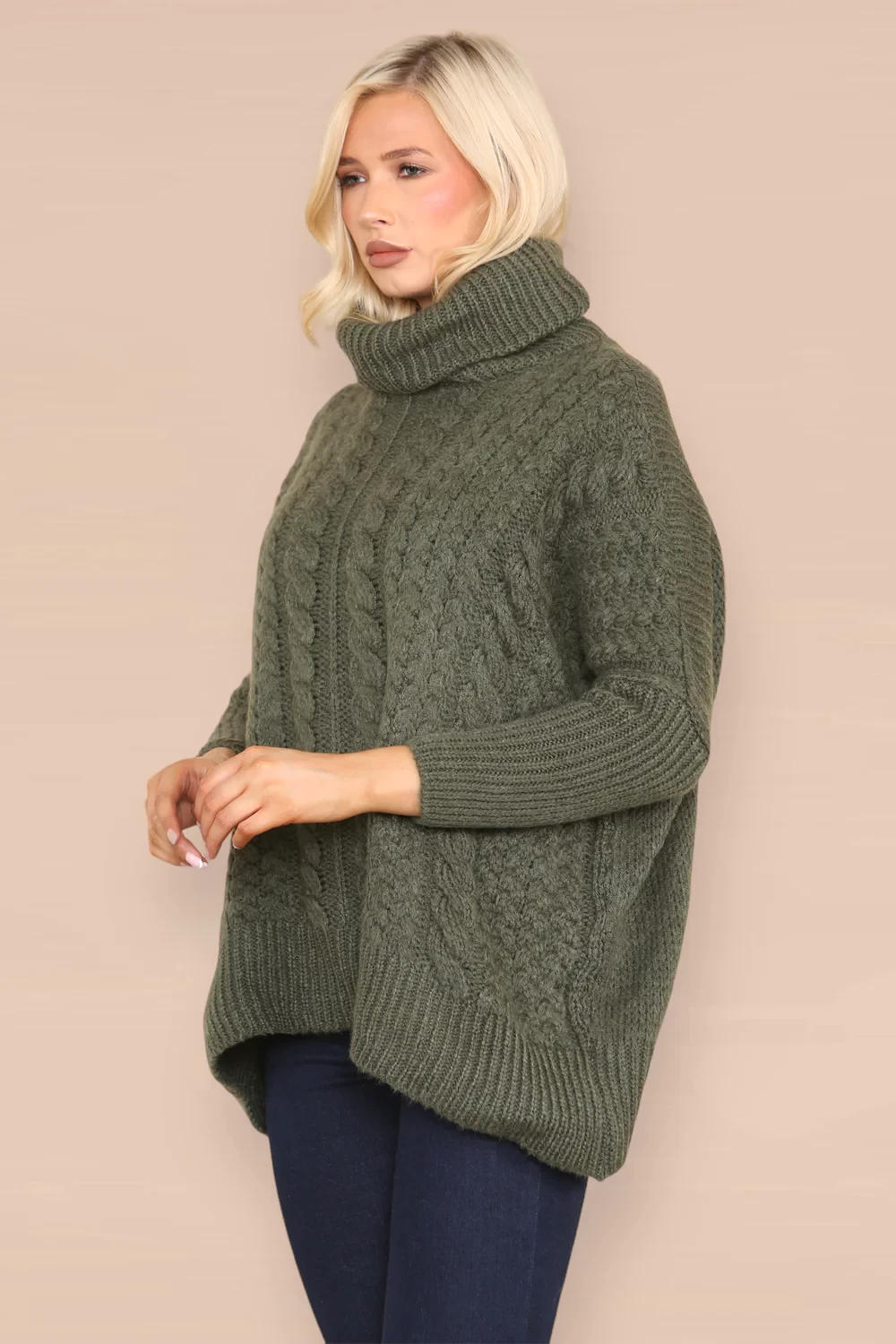 CABEL KNIT ROLLNECK JUMPER 1
