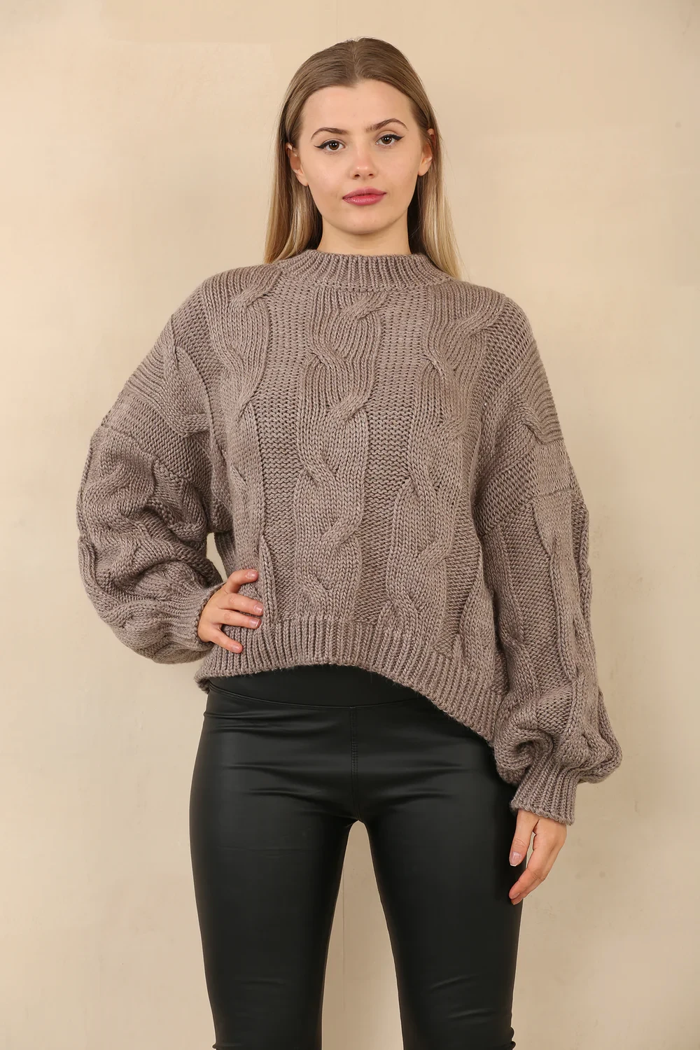 CABLE KNIT JUMPER