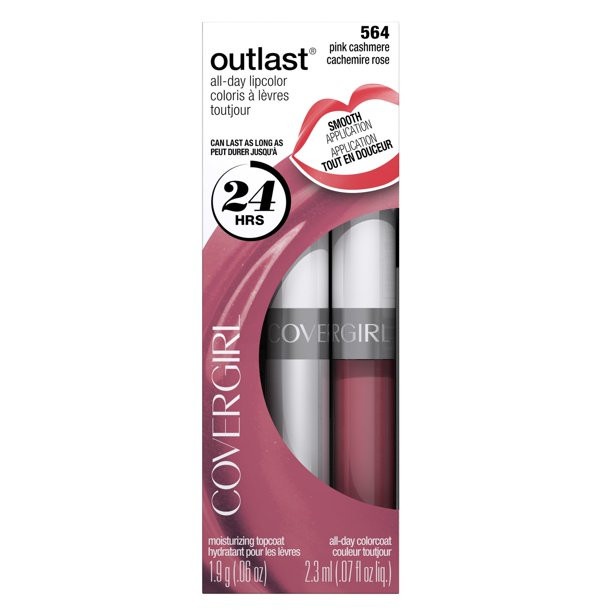 Cover Girl Liquid Lipstick Outlast All Day + Top Coat - 150 SILVERED GRAPE
