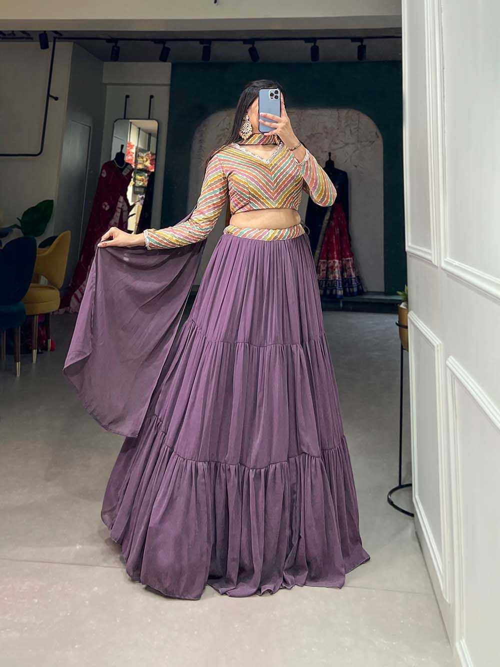 readymade occasion wear lehenga blouse with dupatta