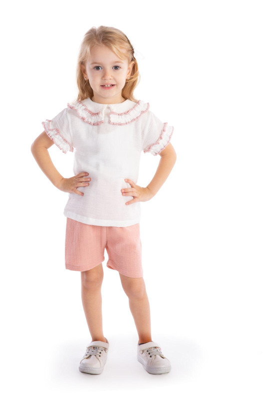 Baby Girls 2pc Spanish Cotton Short Set (9-24M)