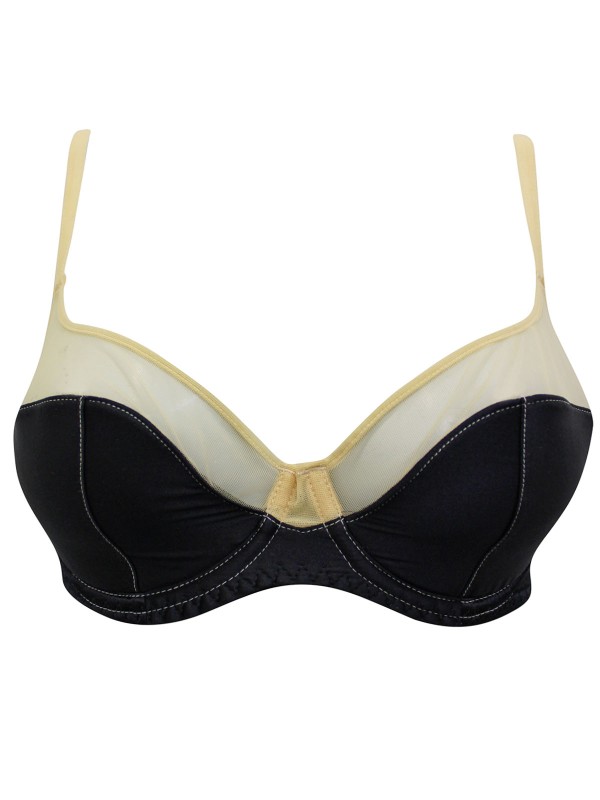 Silk & Mesh Josephine Bra (Size 32 to 36 (A-B-C-D-DD-E))
