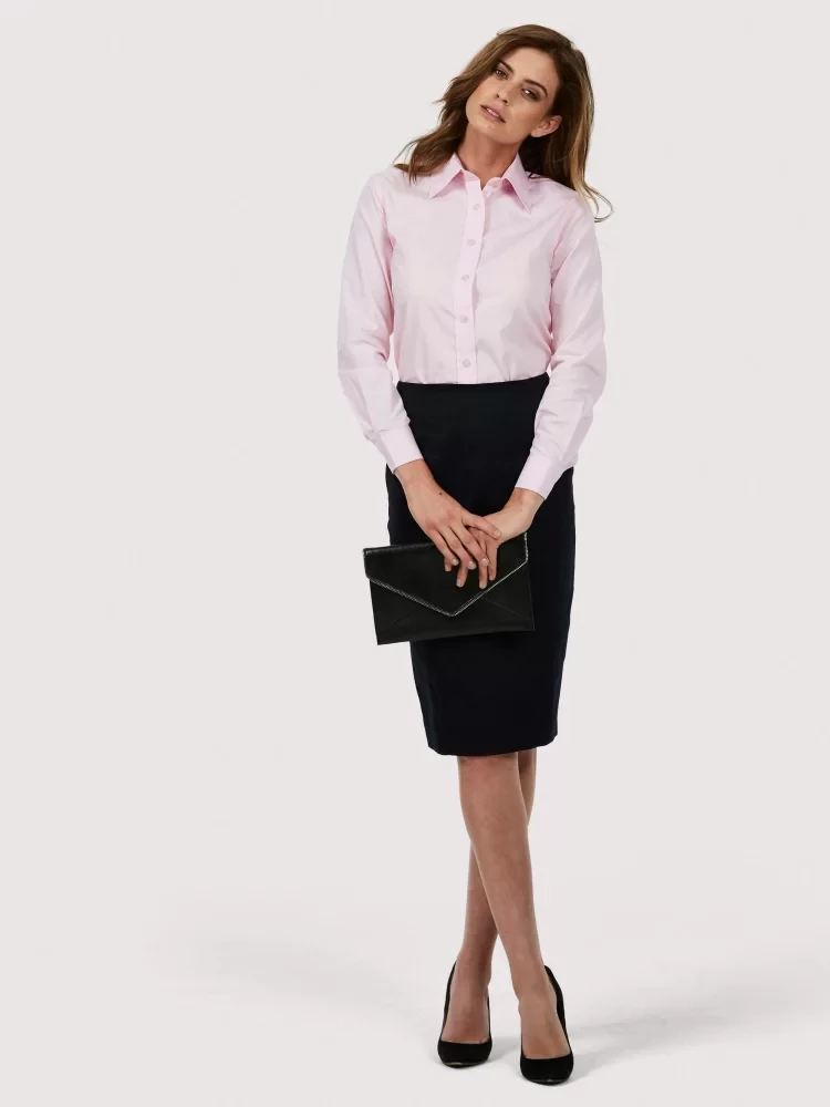 Ladies Poplin Full Sleeve Shirt