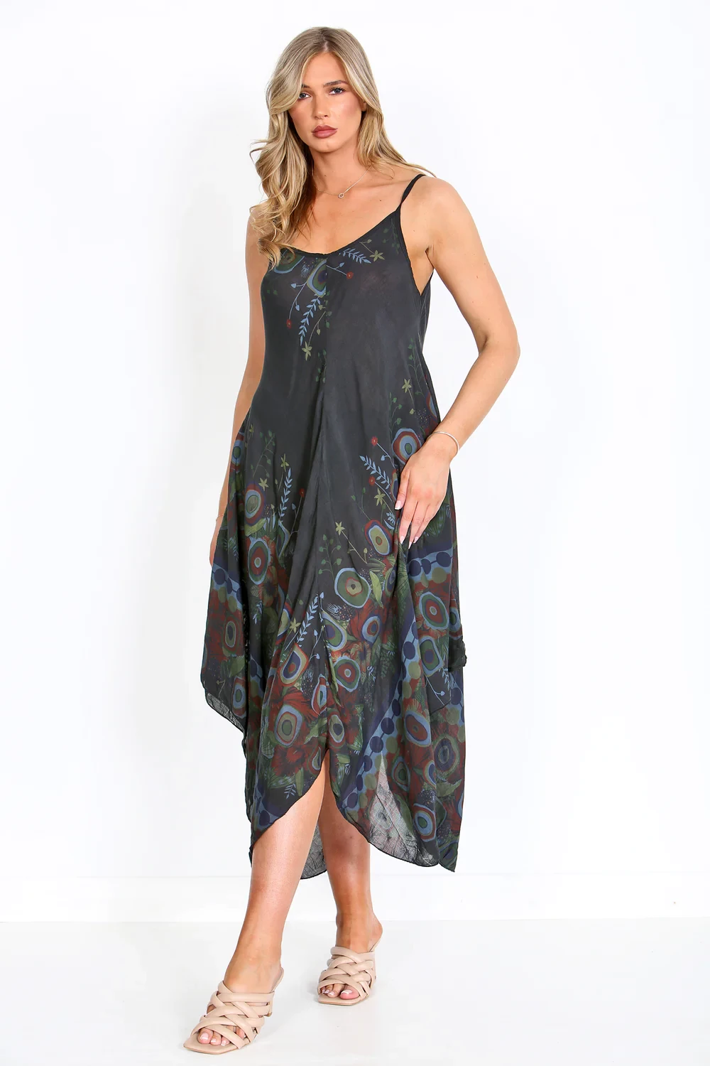 FLORAL PRINT SUN DRESS