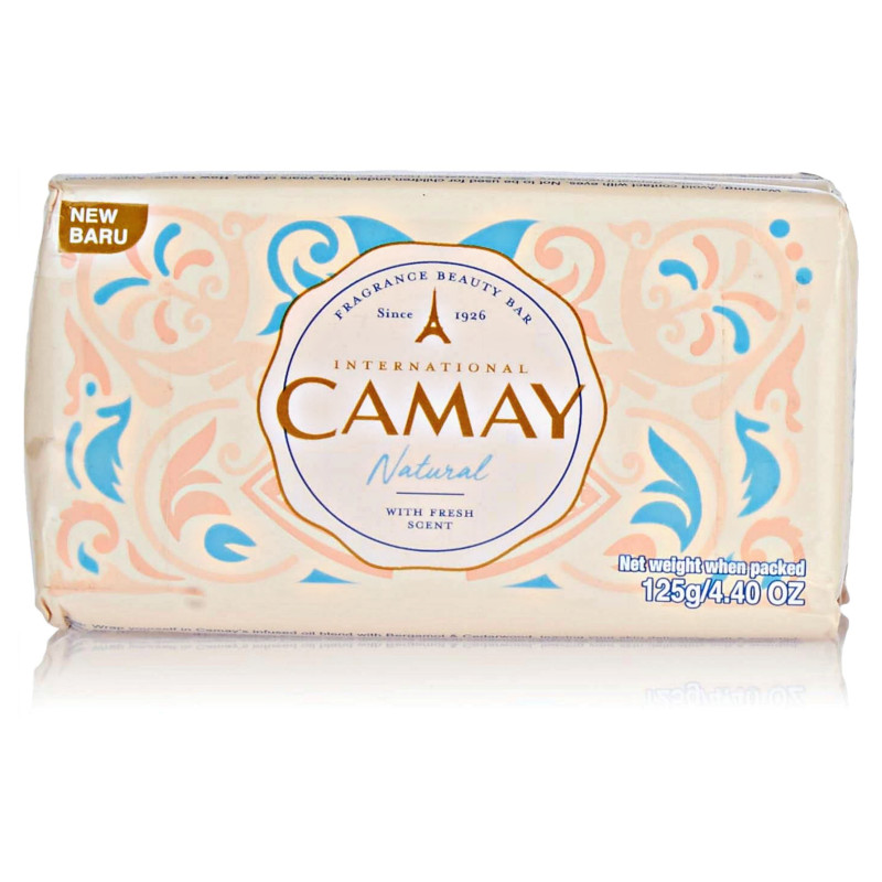 Camay Natural Beauty Bar Soap With Fresh Scent 125g