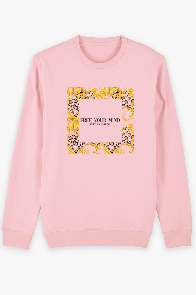 Free Your Mind Print Sweatshirt