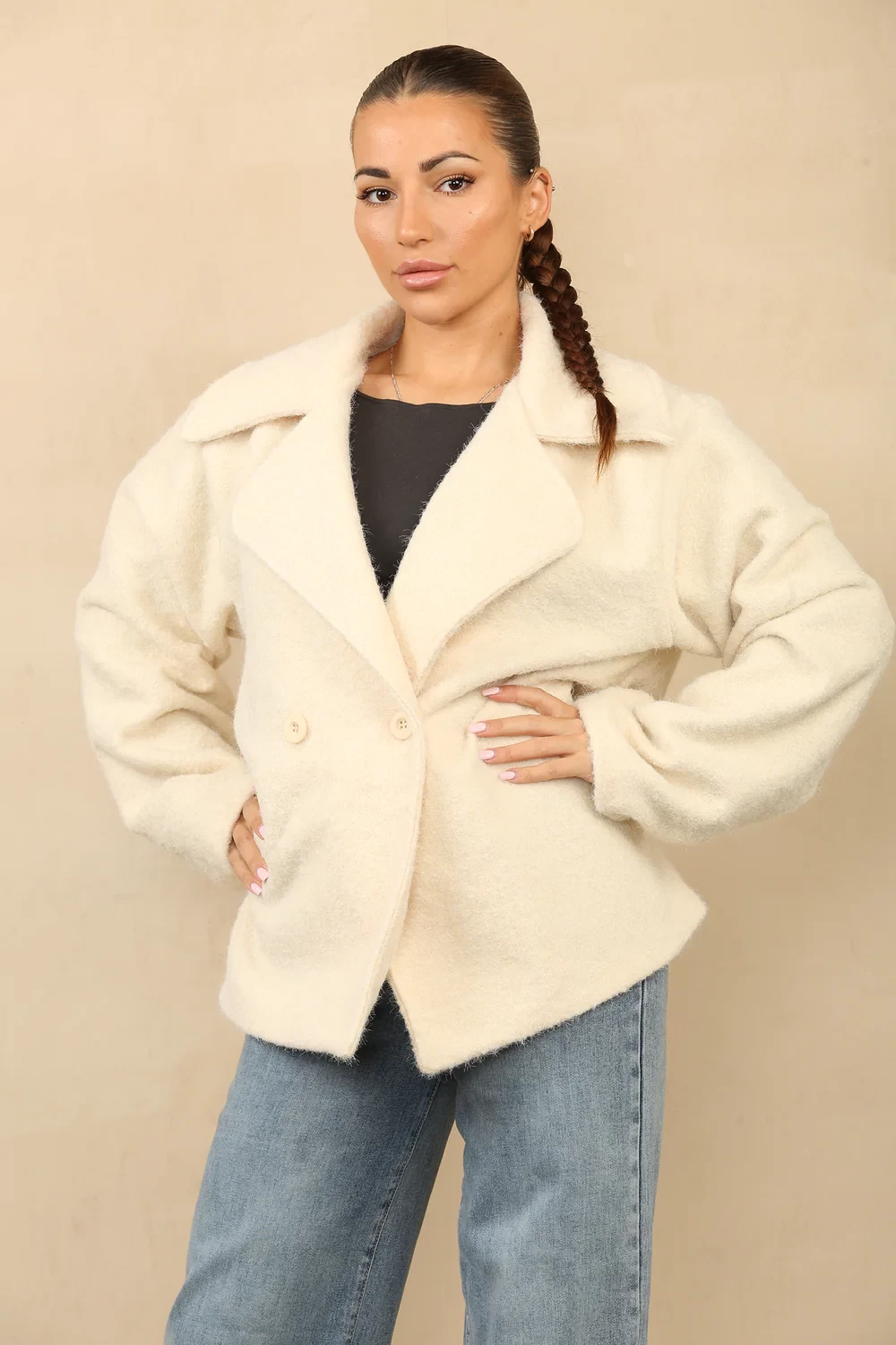 CORA LEOPARD LINED SOFT FEEL COAT