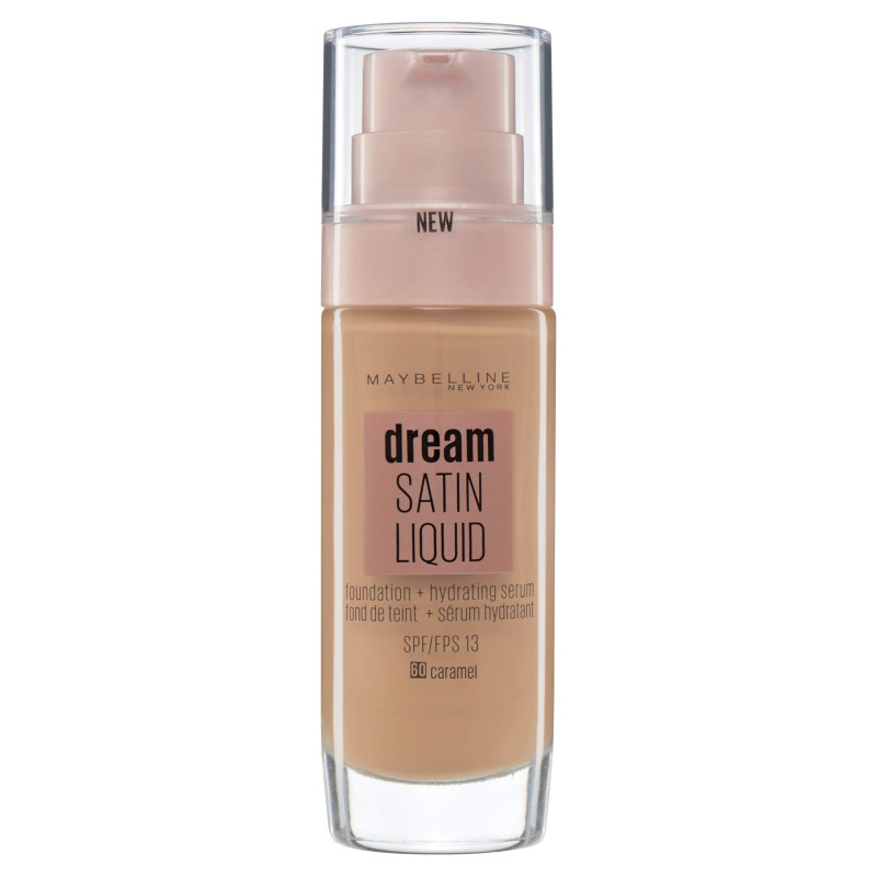 Maybelline Dream Satin Liquid Foundation + Hydrating Serum 30ml - 60 CARAMEL