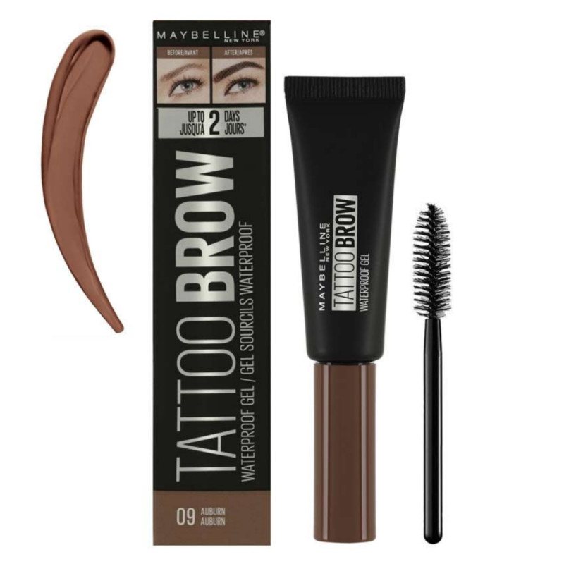 Maybelline Tattoo Brow Waterproof Gel - 09 AUBURN
