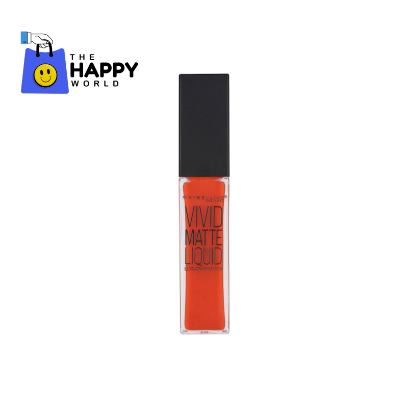 Maybelline Vivid Matte Liquid Lip Gloss -ORANGE SHOT