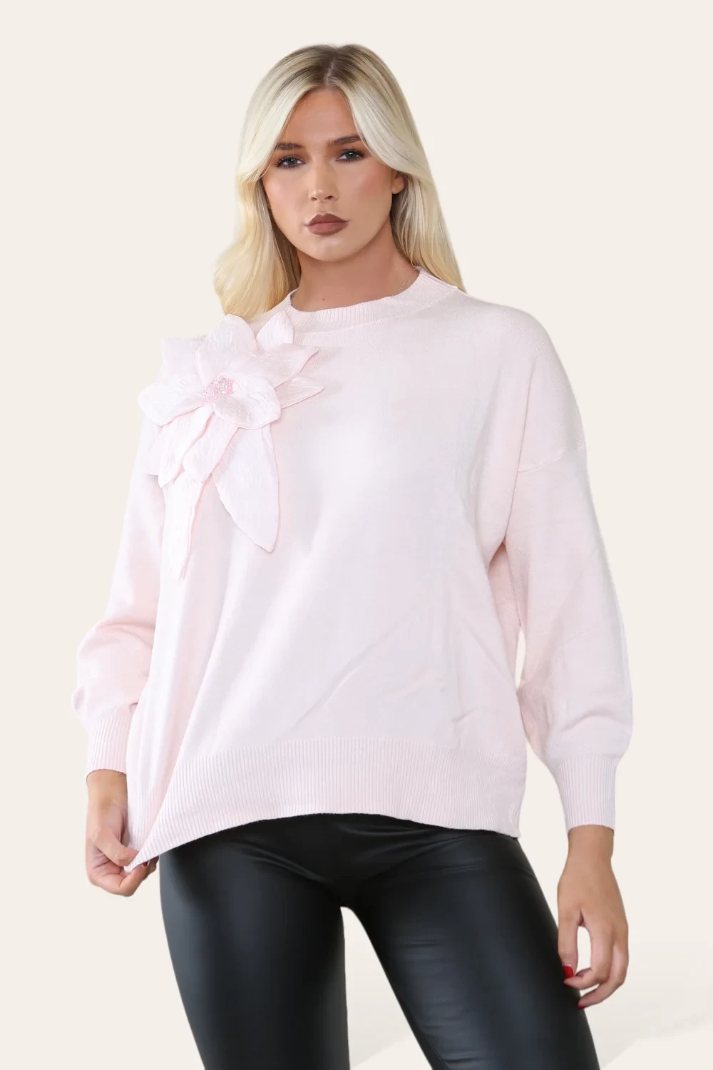 SINGLE FLOWER PATCH JUMPER