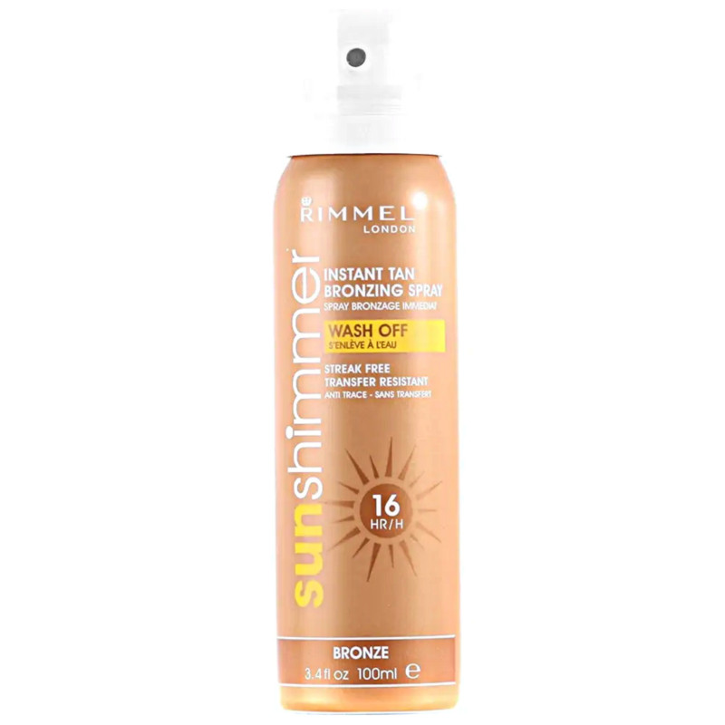 Rimmel Sun Shimmer Instant Tan Bronzing Spray - GOLDEN