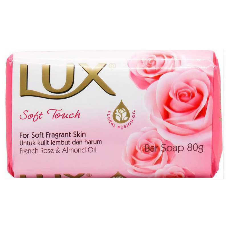 Lux Soft Touch French Rose and Almond Oil Beauty Bar Soap 80g