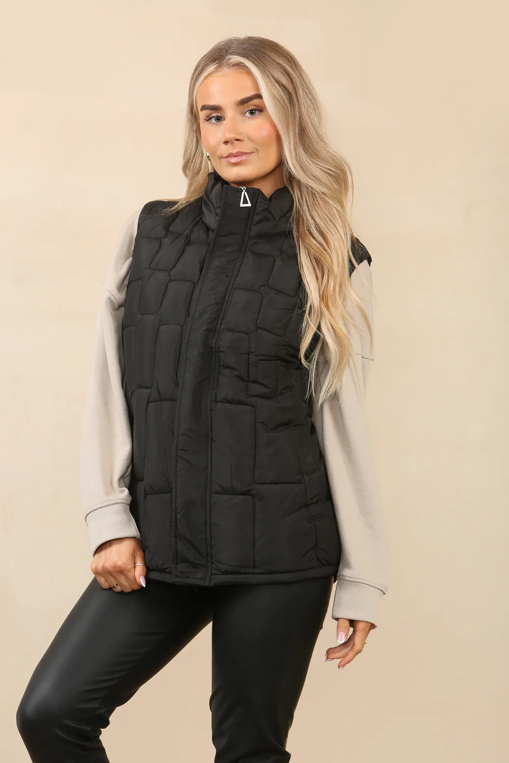 BONNIE PATTERN PUFFA WAIST COAT