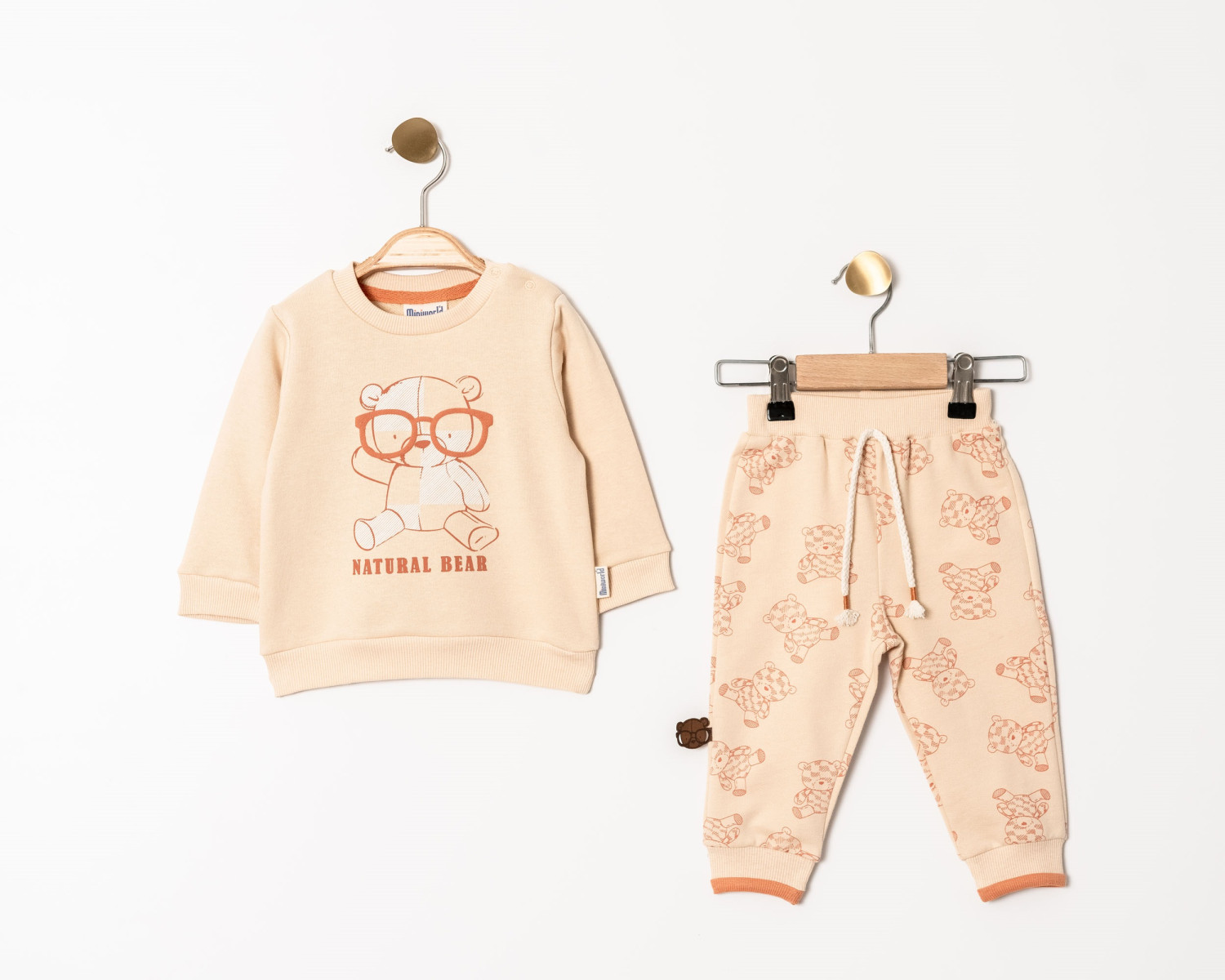 Baby Boys Two Piece Teddy Bear Print Tracksuit (6-24M)